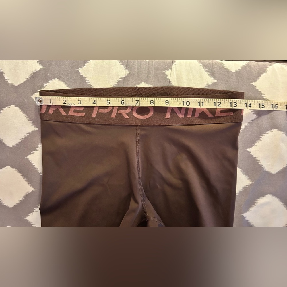 Nike Women's Dark Rose Athletic Shorts - Picture 3 of 7